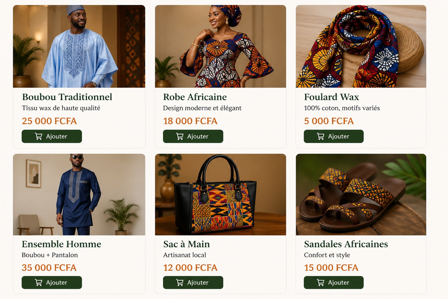 Notre collection - Boutique